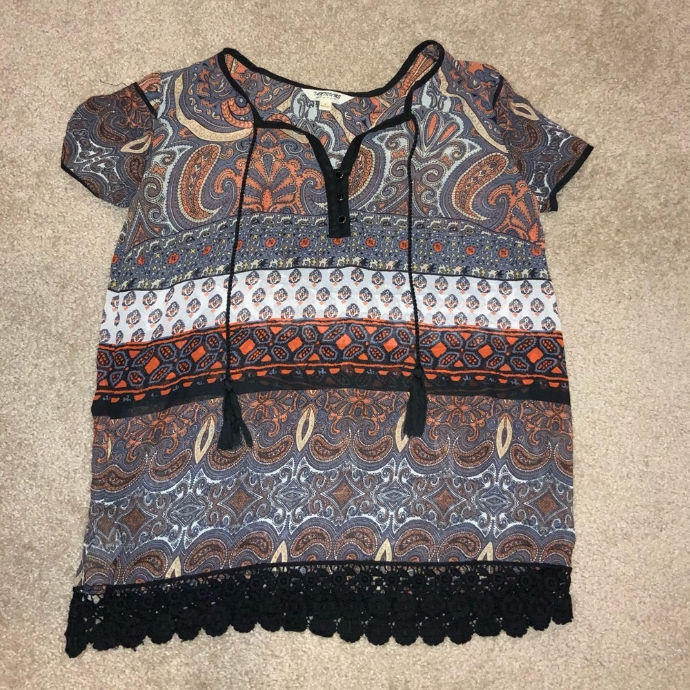 Shear blouse